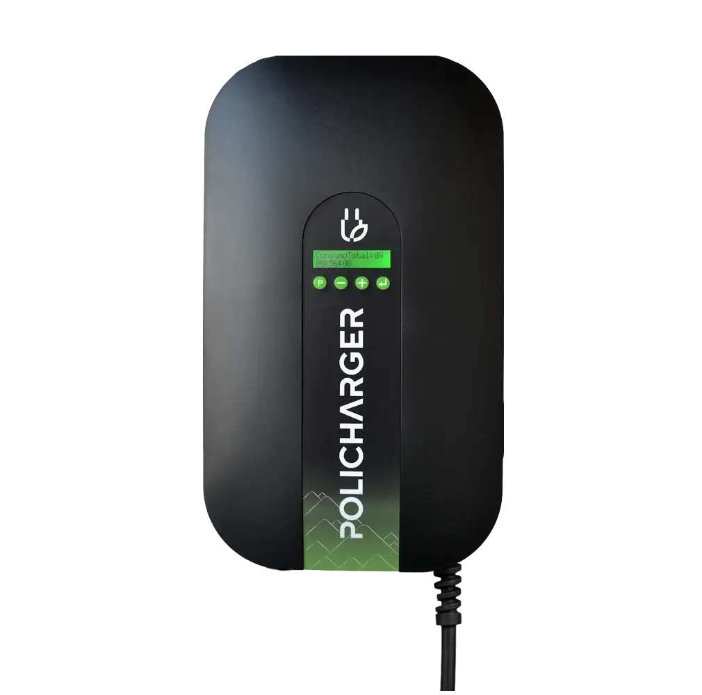 Cargador Policharger NW de pared con pantalla integrada