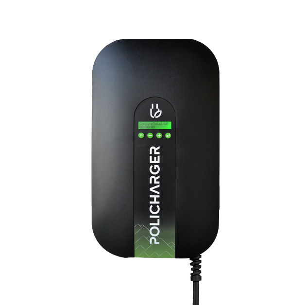 Cargador Policharger NW de pared con pantalla integrada
